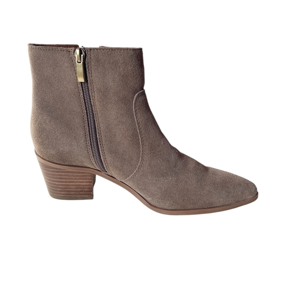Franco Sarto Shaina taupe suede ankle boots size 8 - Picture 3 of 8